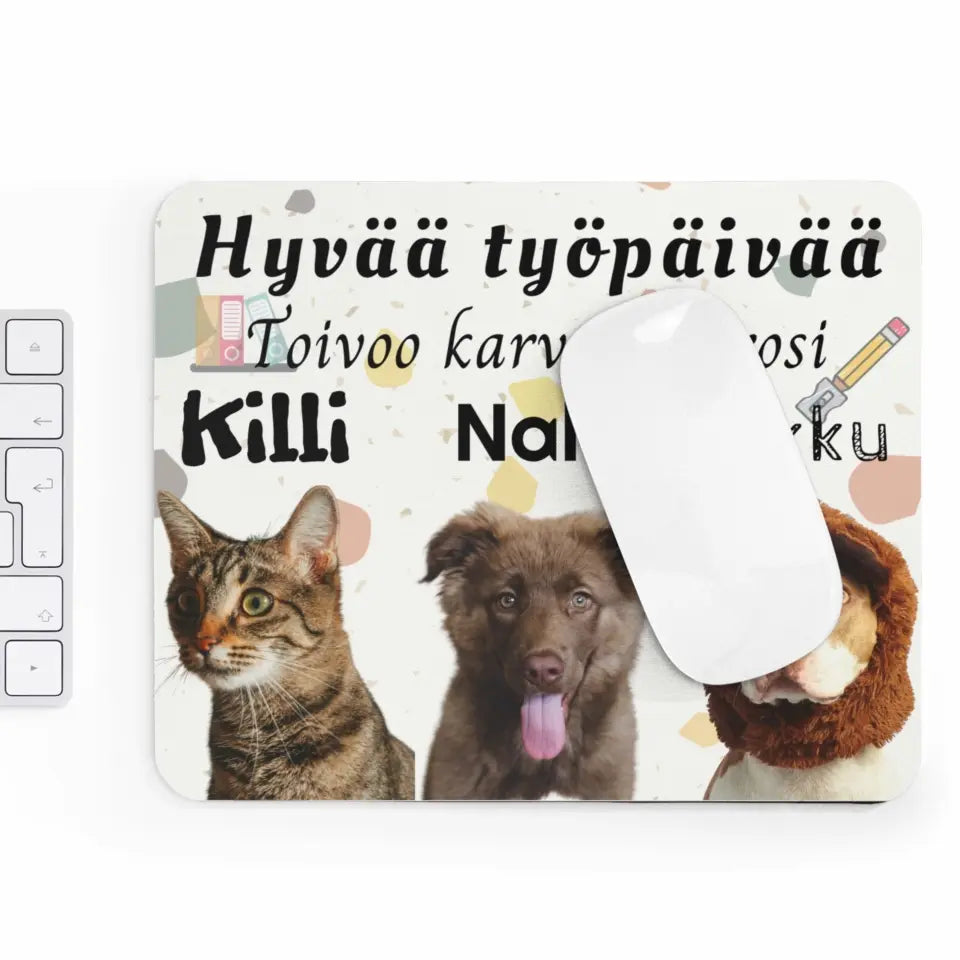 Kustomoitava hiirimatto - Hyvää työpäivää