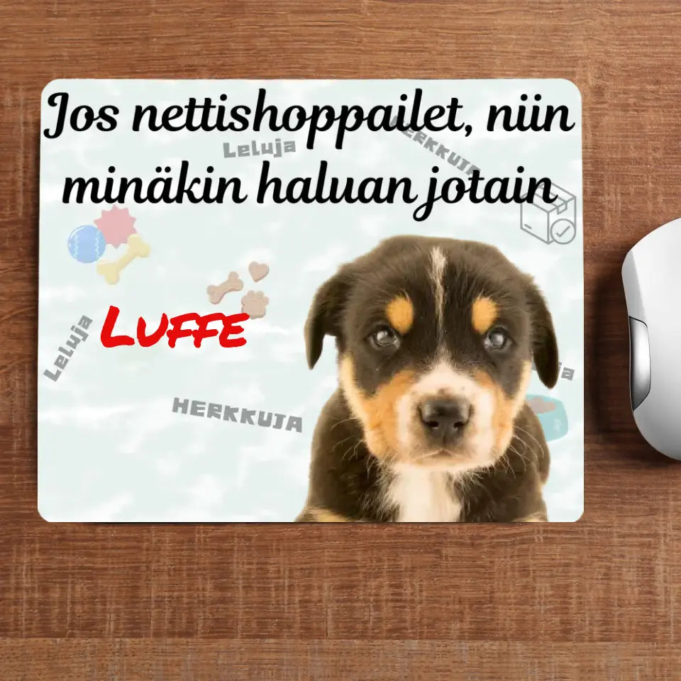 Kustomoitava hiirimatto - Nettishoppailija