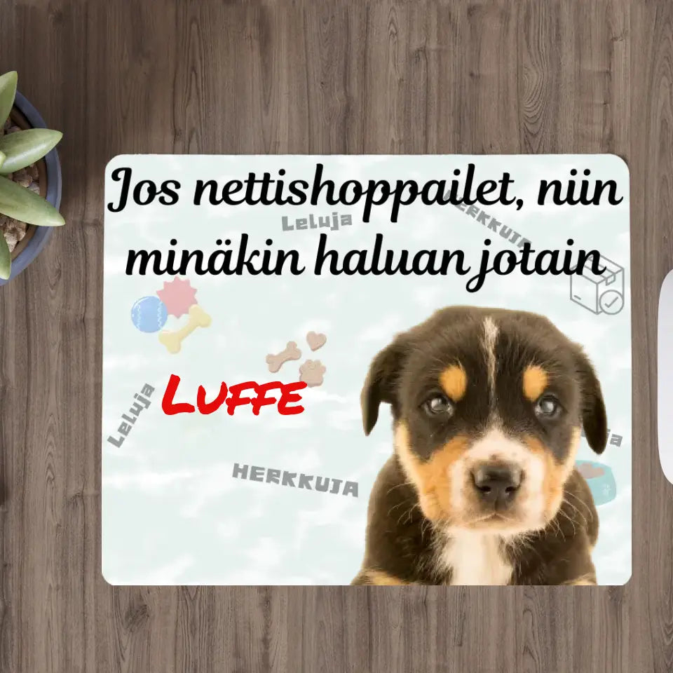 Kustomoitava hiirimatto - Nettishoppailija