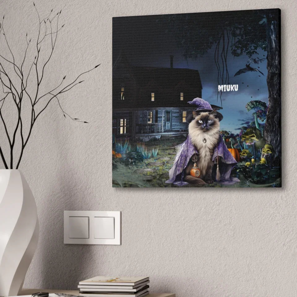 Canvas Halloween-talo